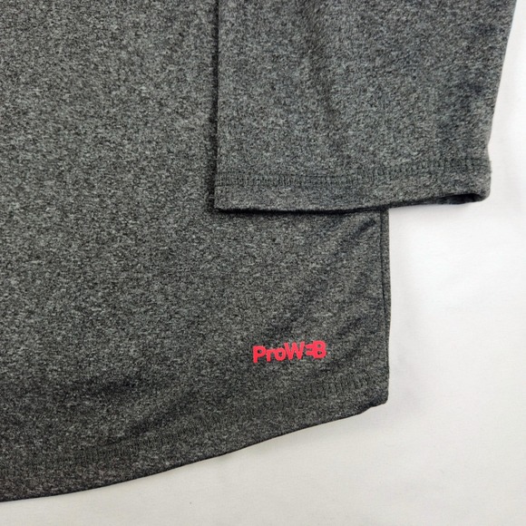 Spyder Active Men's Gray 1/4 Zip Pullover Long Sleeve Athletic Sweater XXL - Picture 7 of 8